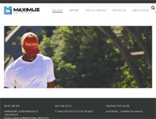 Tablet Screenshot of maxiun.com